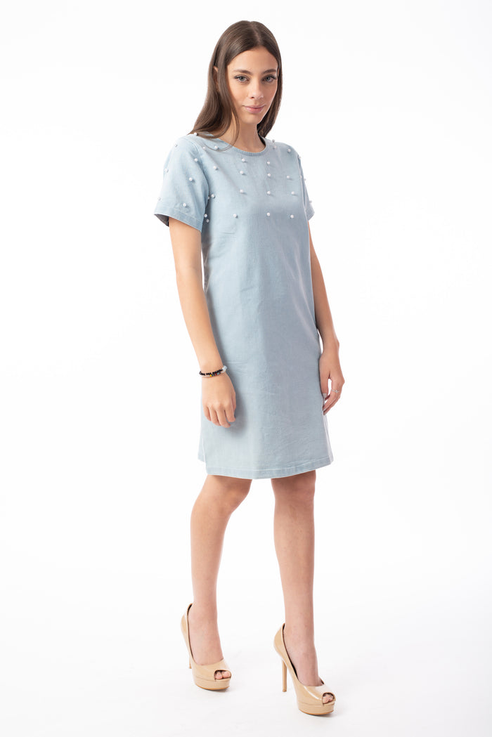 Light Blue Dress | H-1076